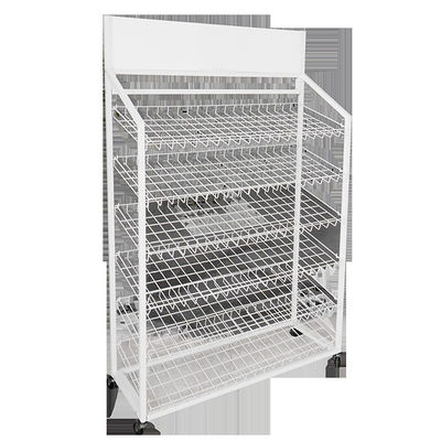cremalheiras de exposição do supermercado da altura da profundidade 1680mm de 485mm em várias cores