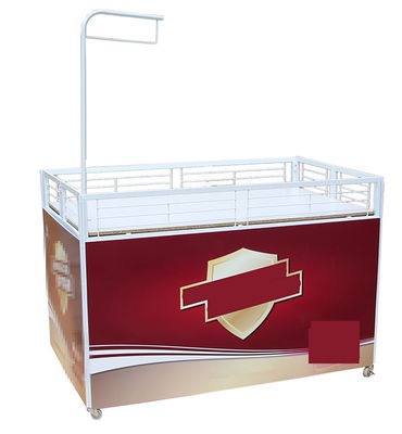 Tabela branca do Promo do armazenamento da profundidade da cor 760mm com o guarda-chuva portátil
