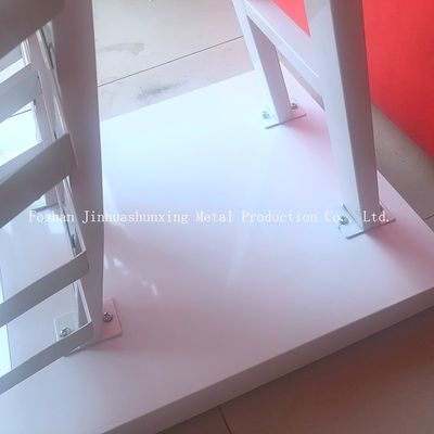cremalheira de exposição da amostra da altura 320*480 milímetro de 2050mm, cremalheiras de exposição de vidro com branco