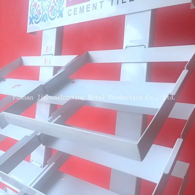 cremalheira de exposição da amostra da altura 320*480 milímetro de 2050mm, cremalheiras de exposição de vidro com branco