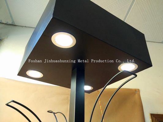 Os acessórios do carro de L700mm W700mm indicam a cremalheira, suportes de exposição do capacete com gancho