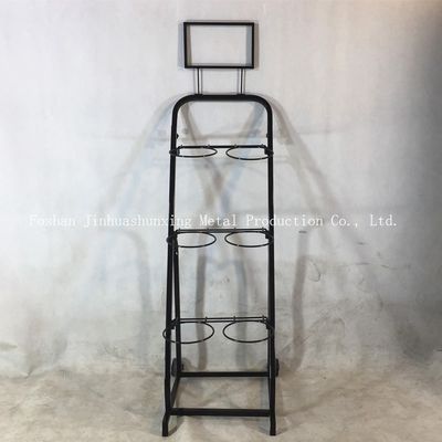 Cremalheira de exposição da flor da profundidade da largura 370mm do TUV 710mm para a planta carnuda, seis animais de estimação das flores