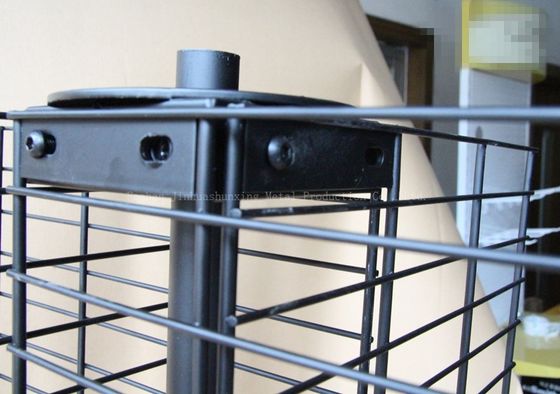 Quatro a cremalheira de exposição de gerencio tomada partido de W500mm H1800mm, acessórios do telefone celular indica a cremalheira com gancho