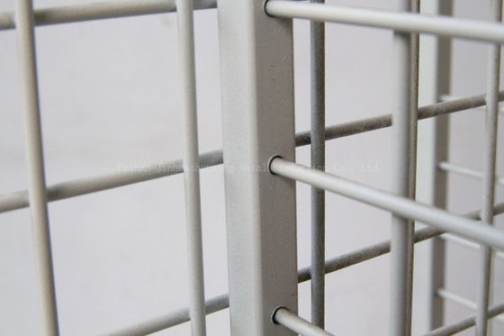 Fio branco de gerencio longo da cremalheira de exposição da elevação 600mm de Removale 1650mm