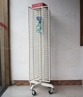 Fio branco de gerencio longo da cremalheira de exposição da elevação 600mm de Removale 1650mm