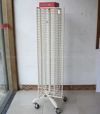 Fio branco de gerencio longo da cremalheira de exposição da elevação 600mm de Removale 1650mm