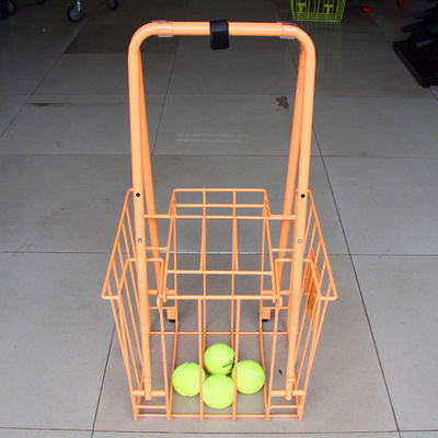 Carros do ensino do tênis do comprimento da largura 350mm da dobradura 300mm da cremalheira do armazenamento do material desportivo, grande capacidade da bola