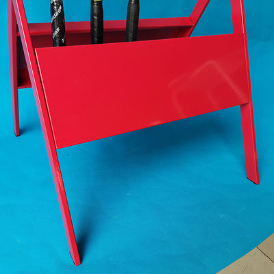 cremalheira do armazenamento do material desportivo da largura da altura 50cm de 70cm para a raquete de tênis