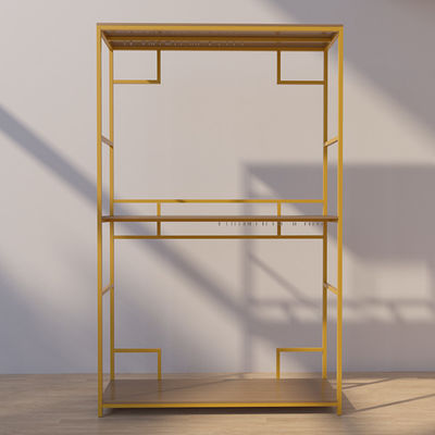 Armário de Rack Display do organizador da roupa da altura da profundidade 407mm da dupla camada 255mm com fechamento