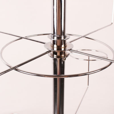 Cremalheira de chapéu de gerencio do chapéu de HongChuang 5-Tier 20, cremalheira do assoalho do metal para tampões com anúncio