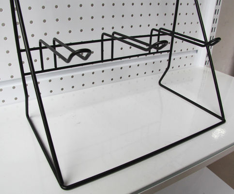Mini Metal Wire Display Rack, suporte do fone de ouvido de Mesh Display Stands For Battery do fio