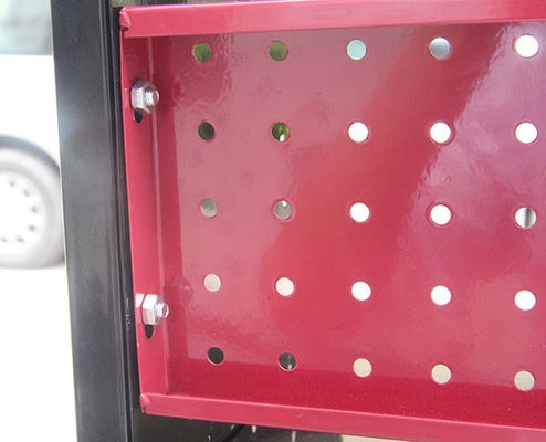 Suporte do armazenamento do metal do serviço do ODM de 5 séries, metal autônomo que arquiva para o óleo de motor