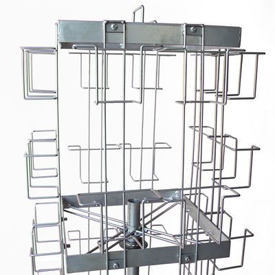 Quatro cremalheira de exposição de gerencio alta tomada partido de 1680mm 485mm larga com rodas
