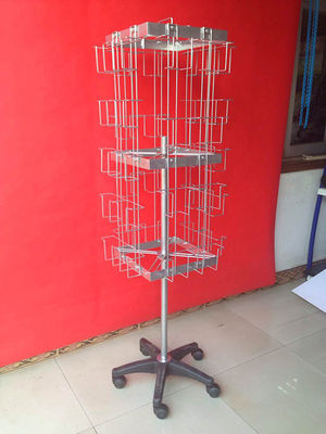 Quatro cremalheira de exposição de gerencio alta tomada partido de 1680mm 485mm larga com rodas