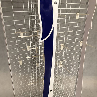 Suporte de exposição revolvendo branco da largura 550mm do comprimento 600mm para a loja