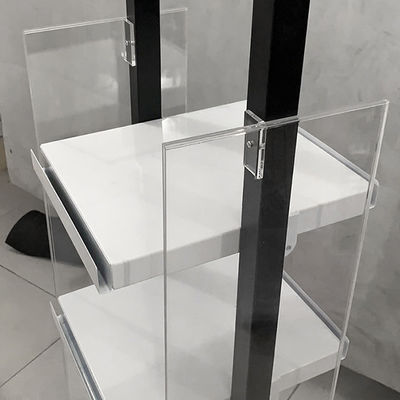 A exposição do mantimento da altura da profundidade 100cm da parte alta 30cm arquiva para o cosmético