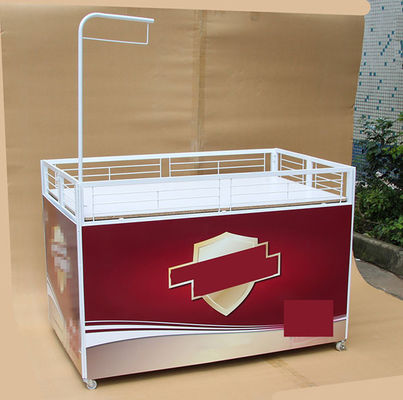 Tabela branca do Promo do armazenamento da profundidade da cor 760mm com o guarda-chuva portátil