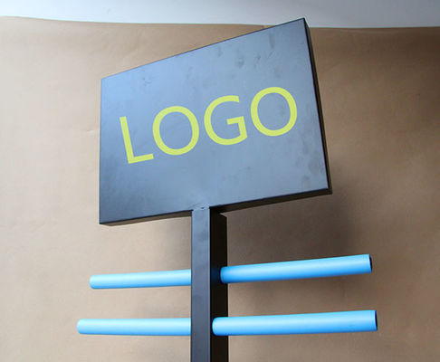 Cremalheira do armazenamento do material desportivo de H1800mm L450mm, cremalheira Logo Printed do armazenamento do skate