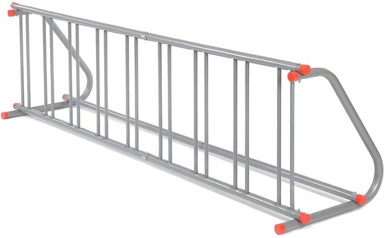O organizador do armazenamento da bicicleta do suporte 9 do assoalho 111" L todo o pó de aço da cremalheira da grade revestiu