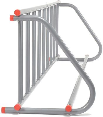 O organizador do armazenamento da bicicleta do suporte 9 do assoalho 111" L todo o pó de aço da cremalheira da grade revestiu