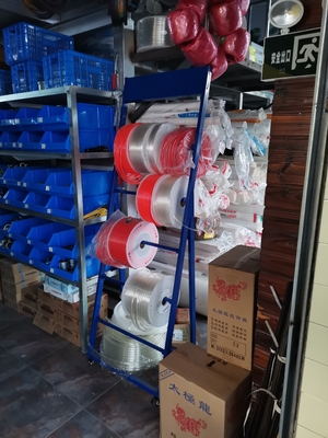 50kg/o aço varejo das prateleiras exposição da camada 4 séries cabografam a cremalheira de exposição da bobina
