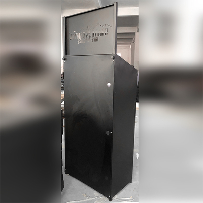 Arquivar ajustável de alumínio preto de 3 cremalheiras de exposição do supermercado do fogão de cozimento das séries